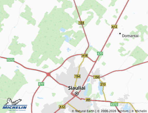 Mapa MICHELIN Vinkšnėnai - ViaMichelin