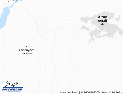 MICHELIN Altynsay map - ViaMichelin