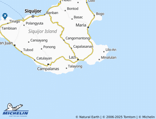 MICHELIN Lazi map - ViaMichelin