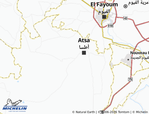 Mappa MICHELIN al-Ja'afirah - ViaMichelin