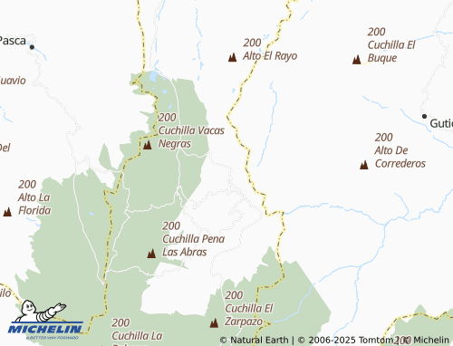 MICHELIN Betania Rural map - ViaMichelin