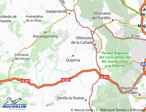 MICHELIN-Landkarte Quijorna - ViaMichelin