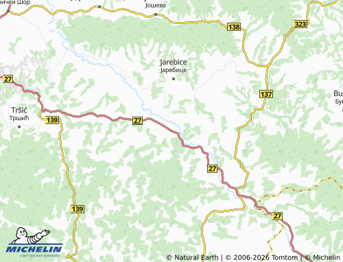 Kaart MICHELIN Cikote - ViaMichelin