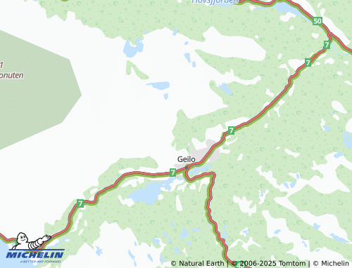Carte MICHELIN Gjerdestølen - ViaMichelin