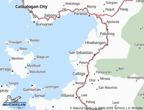 MICHELIN Calingonan map - ViaMichelin