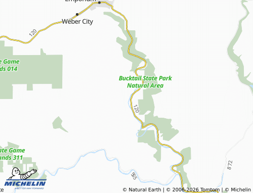 Mappa MICHELIN Sterling Run - ViaMichelin