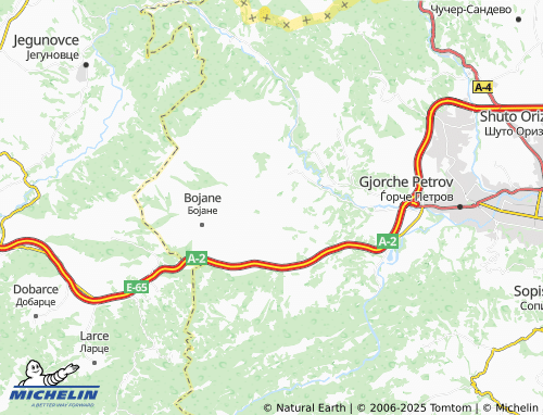 MICHELIN Kopanica map - ViaMichelin