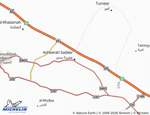 MICHELIN-Landkarte al-Rayyan - ViaMichelin