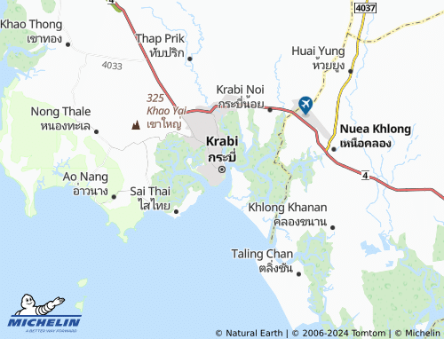 MICHELIN Krabi map - ViaMichelin