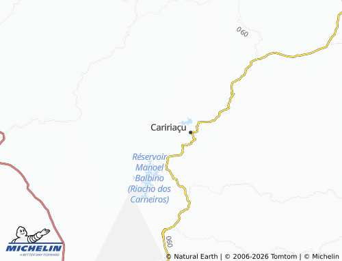 Mappa MICHELIN Padre Cícero - ViaMichelin