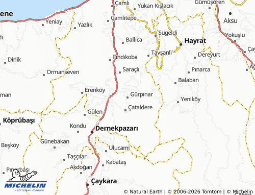 MICHELIN-Landkarte Gürpınar - ViaMichelin