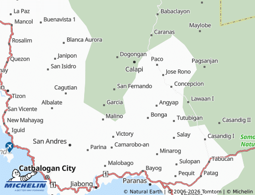 MICHELIN Nagbac map - ViaMichelin