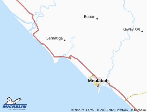 Mappa MICHELIN Cot Darat - ViaMichelin