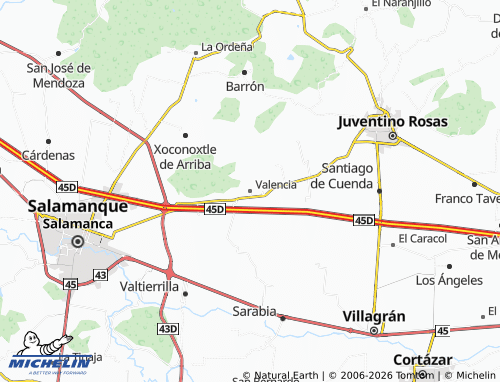 MICHELIN-Landkarte Valencia - ViaMichelin