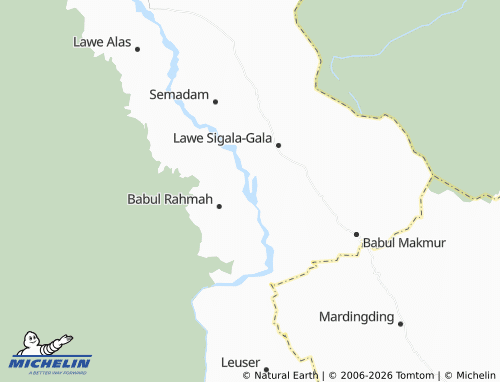 Mapa MICHELIN Lawe Sumur - ViaMichelin