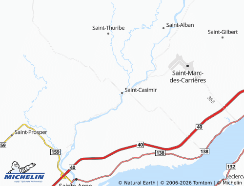 Mappa MICHELIN Saint-Casimir - ViaMichelin