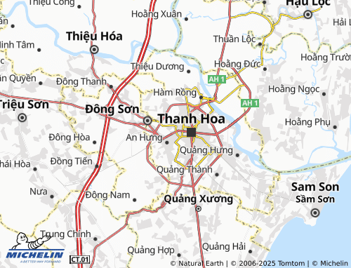 MICHELIN-Landkarte Phú Sơn - ViaMichelin