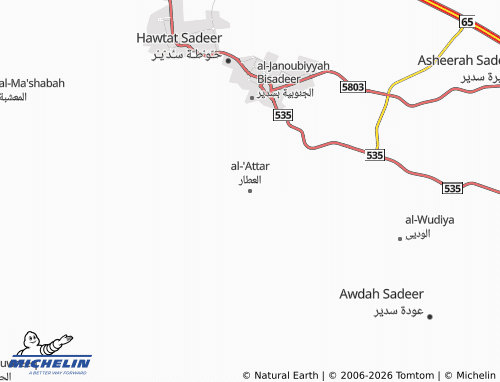 MICHELIN-Landkarte al-'Attar - ViaMichelin