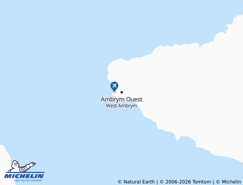 Mappa MICHELIN West Ambrym - ViaMichelin