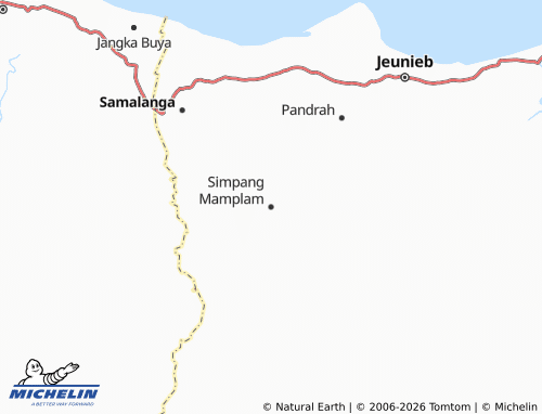 Mappa MICHELIN Simpang Mamplam - ViaMichelin
