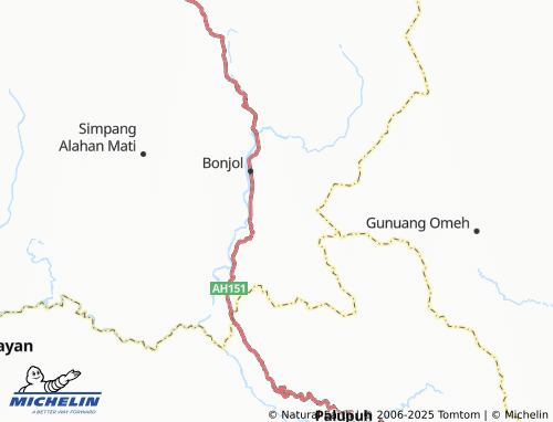 MICHELIN Ganggo Hilia map - ViaMichelin