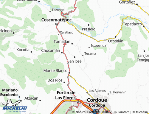 Mapa MICHELIN San José - ViaMichelin
