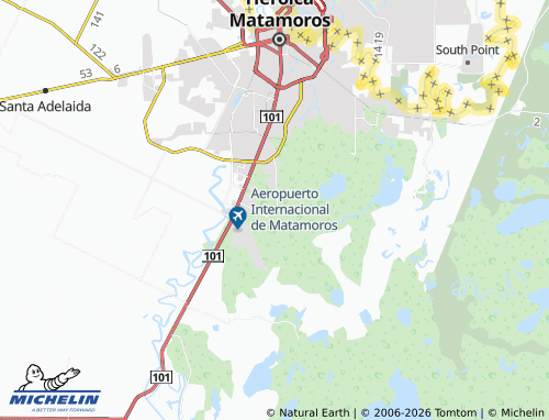 Mappa MICHELIN Las Bermudas - ViaMichelin