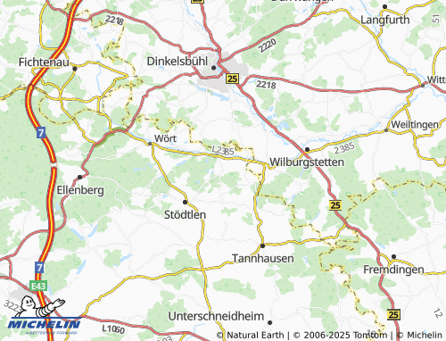 MICHELIN Gaxhardt map - ViaMichelin