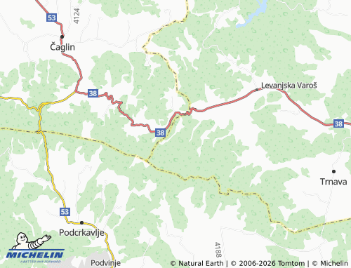 MICHELIN-Landkarte Borojevci - ViaMichelin