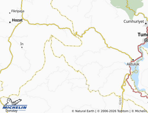 MICHELIN Çemçeli map - ViaMichelin