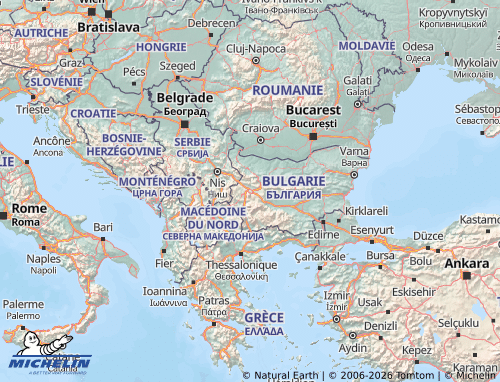 MICHELIN Bulgaria map - ViaMichelin