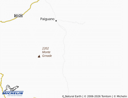 Mappa MICHELIN Monte Grande - ViaMichelin