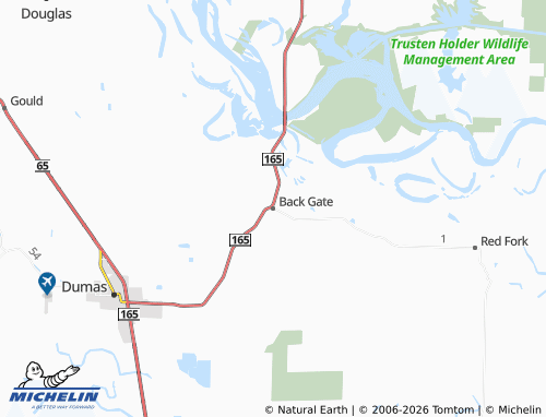 Mappa MICHELIN Back Gate - ViaMichelin