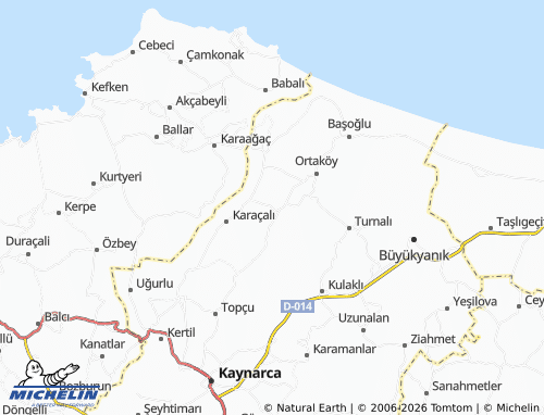 MICHELIN Birlik map - ViaMichelin