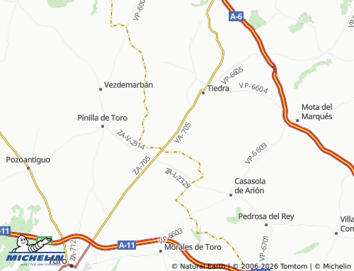 MICHELIN Benafarces map - ViaMichelin