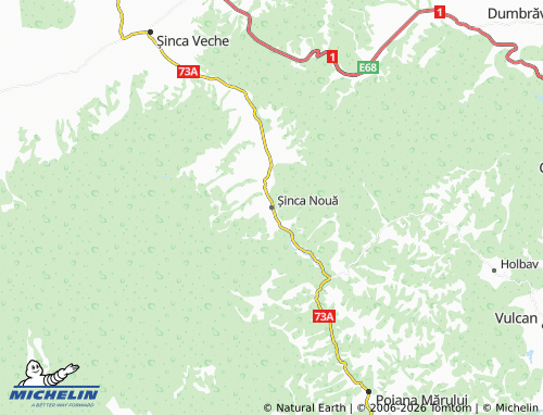 Mapa MICHELIN Șinca Nouă - ViaMichelin