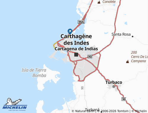 Mappa MICHELIN 9 de Abril - ViaMichelin