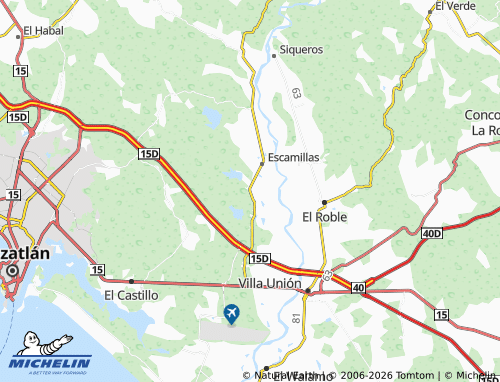 MICHELIN Lomas de Monterrey map - ViaMichelin