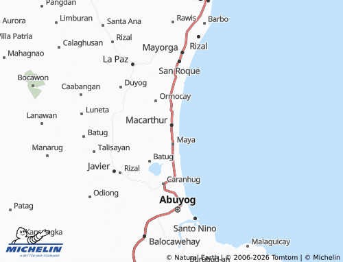 MICHELIN Romualdez map - ViaMichelin