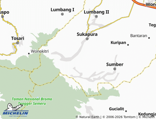 MICHELIN Sariwani map - ViaMichelin