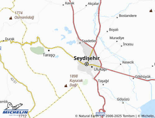 MICHELIN Anabağlar map - ViaMichelin