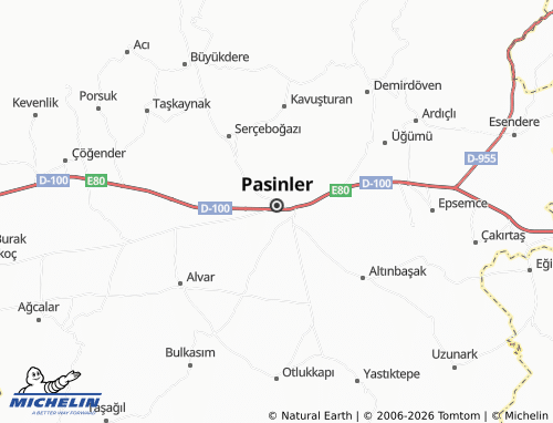MICHELIN Paşabey map - ViaMichelin