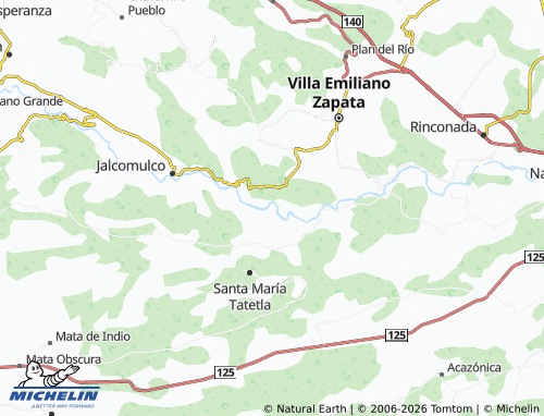 Mapa MICHELIN Coetzala - ViaMichelin