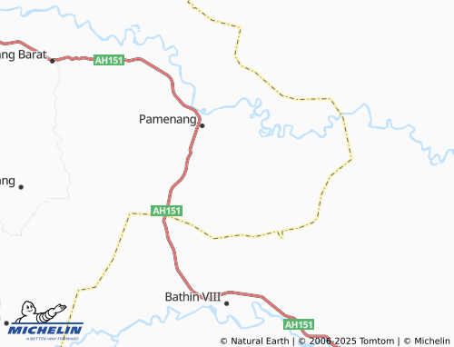 MICHELIN Pauh Menang map - ViaMichelin