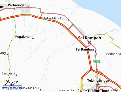 MICHELIN Rambung Estate map - ViaMichelin