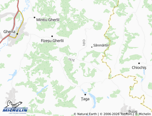 MICHELIN Târgușor map - ViaMichelin