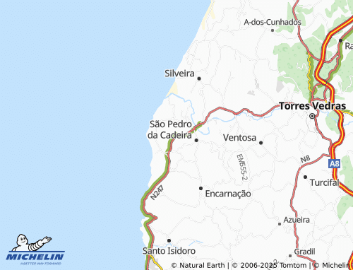 MICHELIN Escravelheira map - ViaMichelin