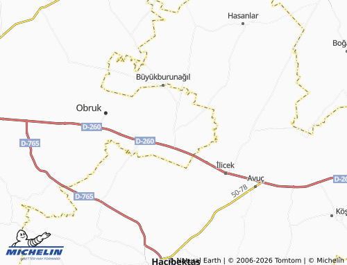 MICHELIN Yeğenağa map - ViaMichelin