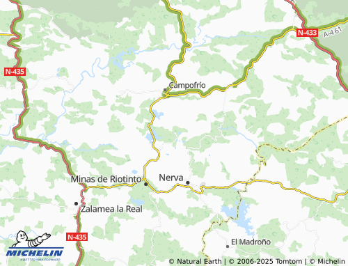 MICHELIN Sierra de la Gargantilla map - ViaMichelin