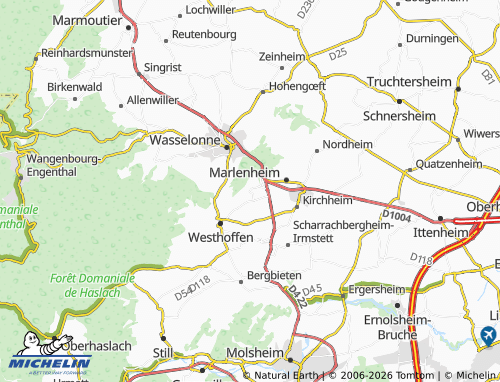 Mapa MICHELIN Wangen - ViaMichelin